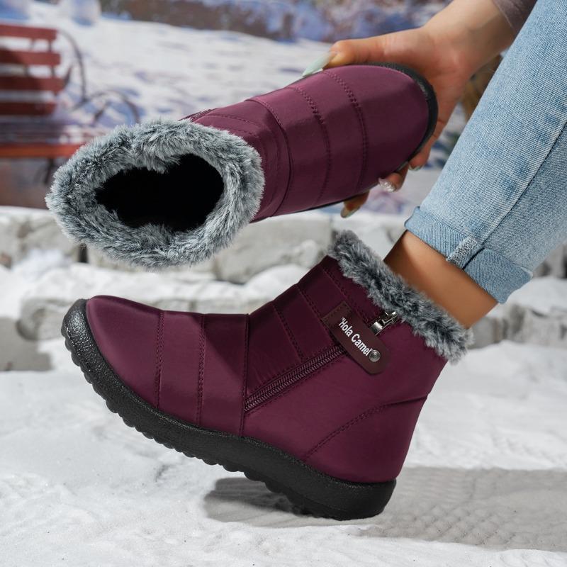 Women‘s Shoes Snow Boots Waterproof Winter Anti-Slip Cotton Large Size Warm Winter Boots.