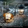 Outdoor Camping Lamp Long Life Typec Rechargeable Portable Retro Hand-held Chandelier Emergency Waterproof Tent Camping Lamp