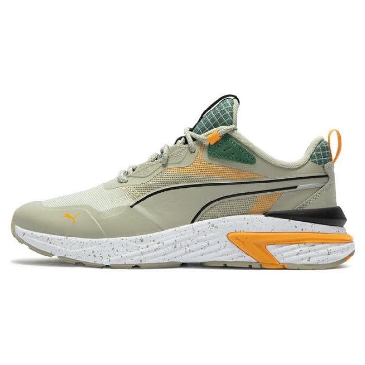 Puma Supertec Open Road Fabric Synthetic Leather Retro Sports Low-Top Lifestyle Shoes Unisex Sneaker Green 386482-02