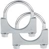 LCGP 2" Heavy Duty U Bolt Clamps Saddle Type Anti-Corrosion 2 Pack Muffler Clamps