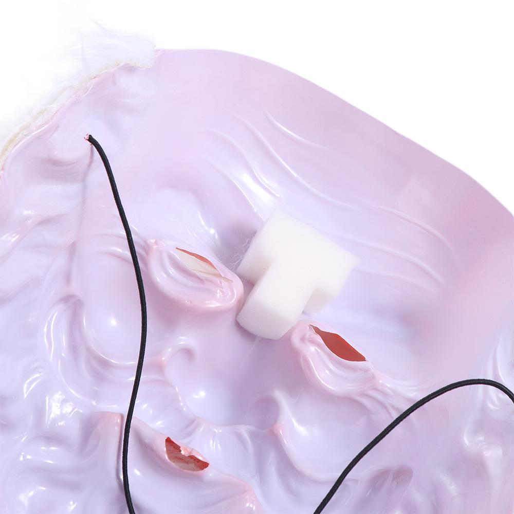 Cosplay Props Santa Claus Beard Mask Hat Set 3D Cosplay Accessories Christmas Decoration  Adult