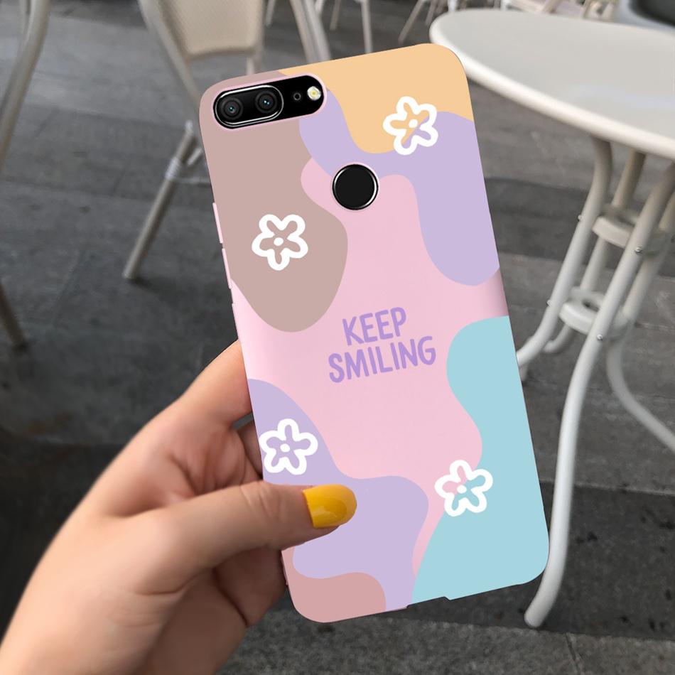 Cute Cartoon Phone Case For Honor 9 Lite LLD-L21 Candy Color Soft Silicone Back Cover For Honor 9 STF-L09 Funda Honor9 9Lite