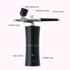 Portable Airbrush Kit Cordless Airbrush Pen 3 Pressure Settings Airbrush Makeup Tool for Nail Art & Cake Decorating