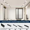 Recessed Magnetic Track Light: Concealed Linear Spotlight for Living Rooms, Bedrooms, Hallways & Household Surfaces