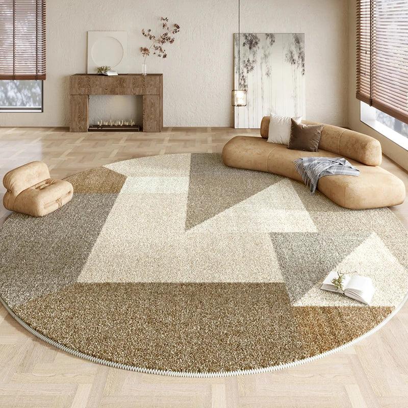 Carpet for Living Room Rug Decoration Round Carpets Large Area Plush Floor Mat Soft Fluffy Bedside Mat Thicken Rugs for Bedroom