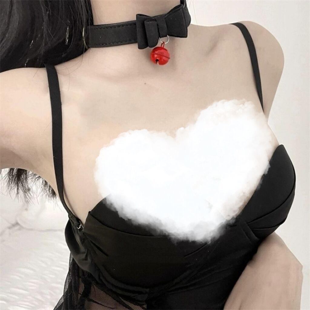 Bell Necklace Women'S Traction Rope Neck Strap Chain Collar Collarbone Chain Neck Ring Choker Necklace Neck Chain Neck Ring