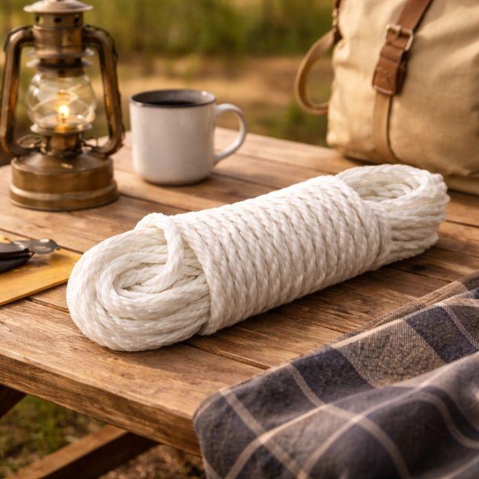 Corde multi-usage - SHOP-STORY - 12 mm x 10 m - Polypropylène - Fil retordu - Anti-UV