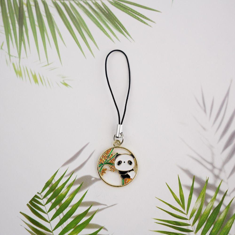 Cartoon Phone Charm Lanyard Panda Mobile Phone Pendant Cute Phone Strap  Girl's Phone Decoration