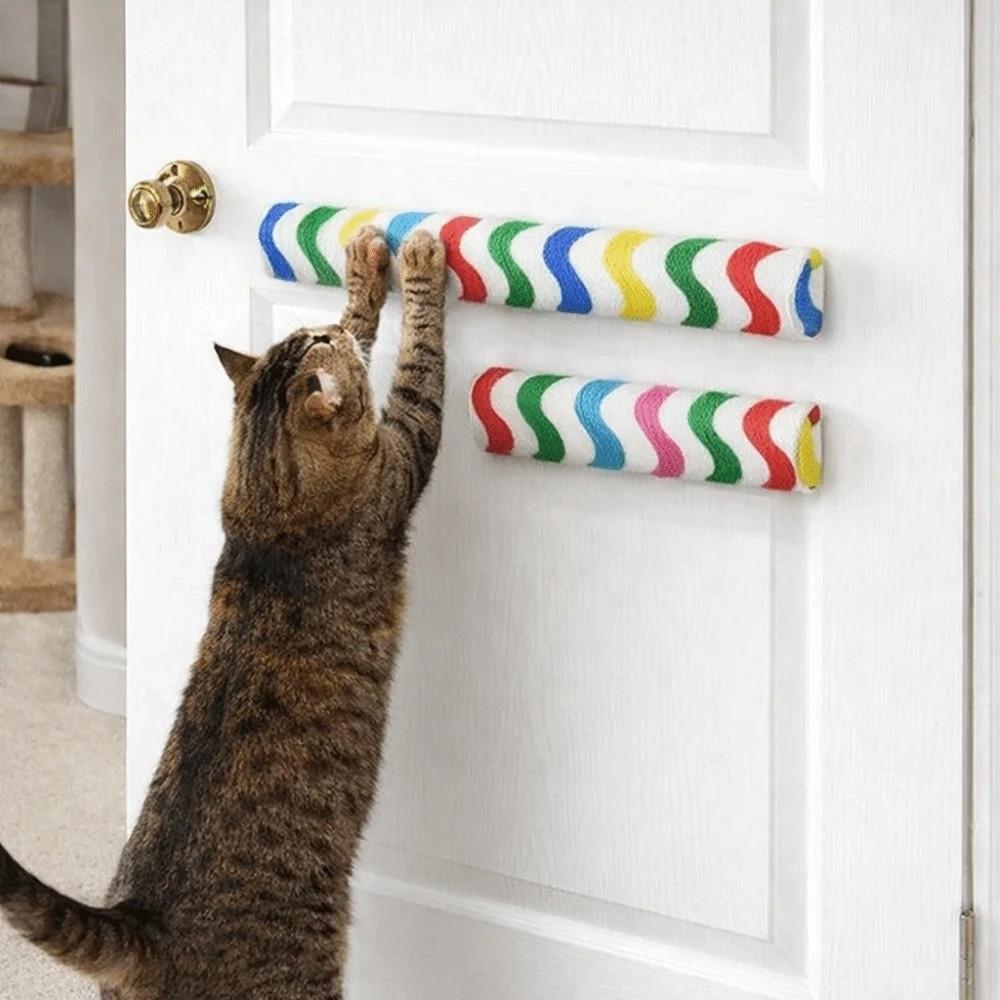 Wall-mounted Cat Scratching Board Self-adhesive Home Climbing Platform New Cat Toy