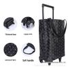 Compact Folding Travel Trolley Bag with Wheels - Ideal for Camping, Shopping, and Household Use