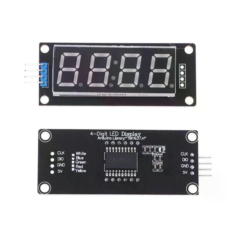 TM1637 0.56 Inch 4 Bit LED Digital Tube Display 7 Segments Display Module LED Electronic Clock Display Module Board For Arduino