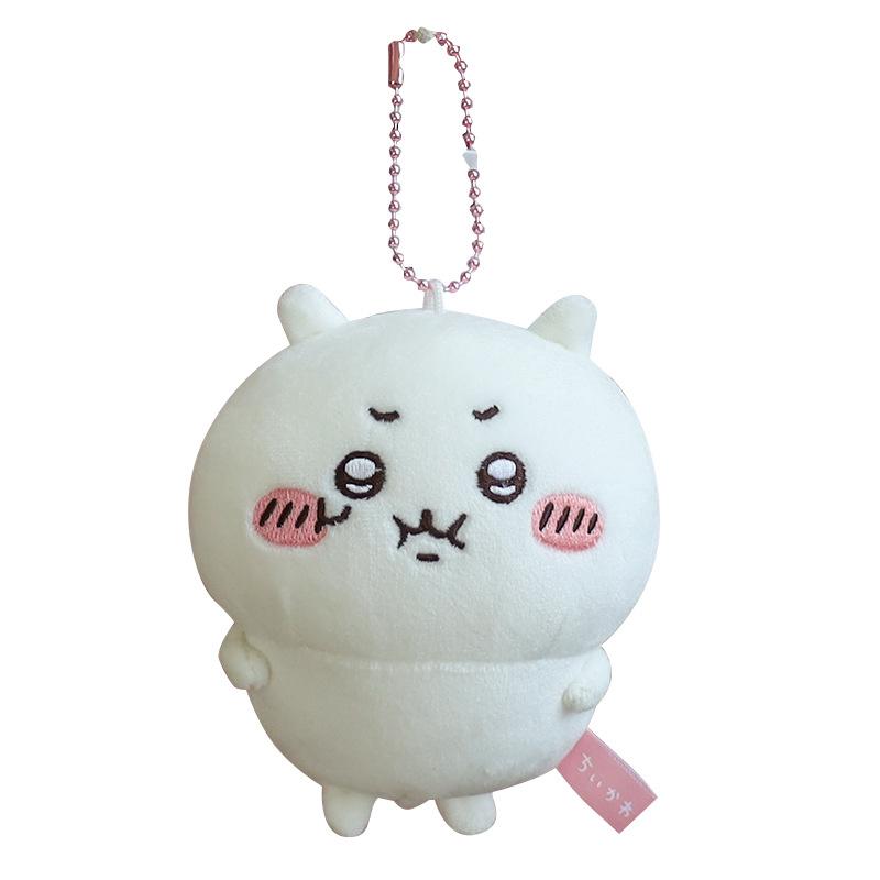 NOWY 11CM Kawaii Chikawas Hachiware Usagi Seria Zły Uderzak Breloczek Pluszowy Wisiorek Miękki Wypchany Kreskówkowy Pluszowy Lalka Zabawka Wisiorek do Torby