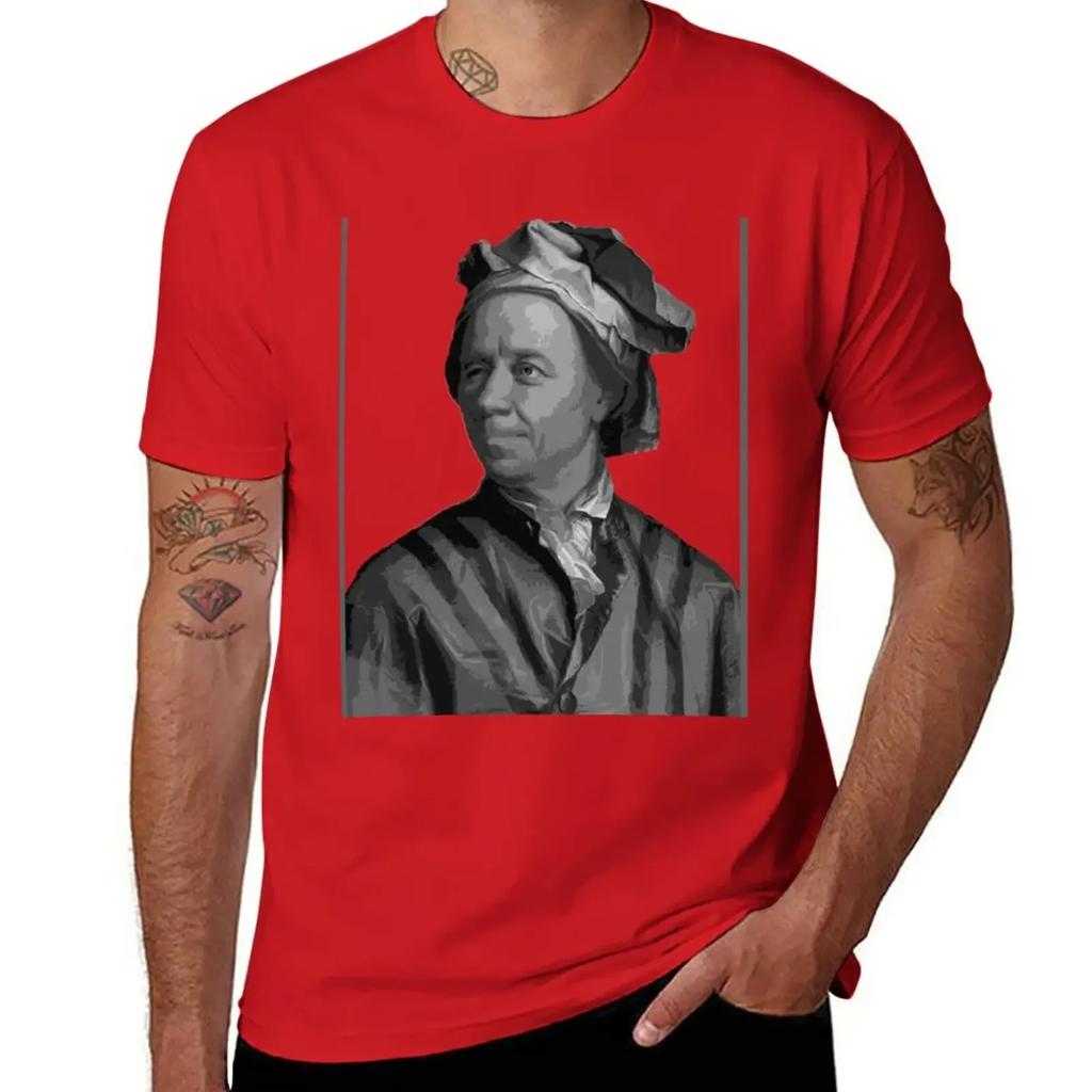 Leonhard Euler T-Shirt plus size tops quick drying t shirt men