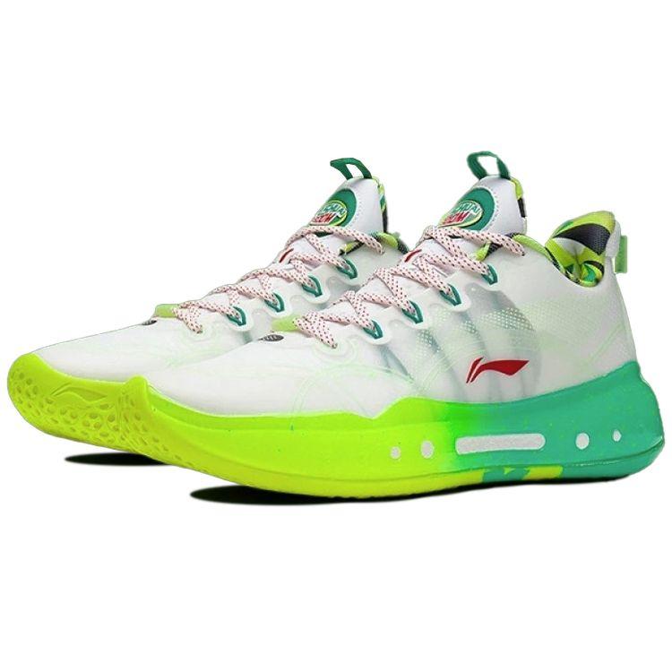 Li-Ning Yushuai 14 Low Mojito Men Sneakers White Standard-White Neon-Fruit-Green ABAR123-24