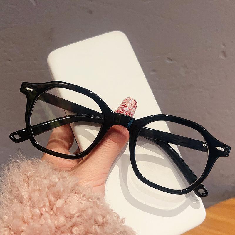 Retro Green Square Anti Blue Light Computer Eyeglasses Women Men Fashion Brand Irregular Ultralight Small Frame Reading Glasses