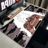 Rubber Mouse Pad Gaming Mousepad Dragon Balls Desk Mat PC Accessories Goku Keyboard Pad Computer Black And White Anime Table Pad