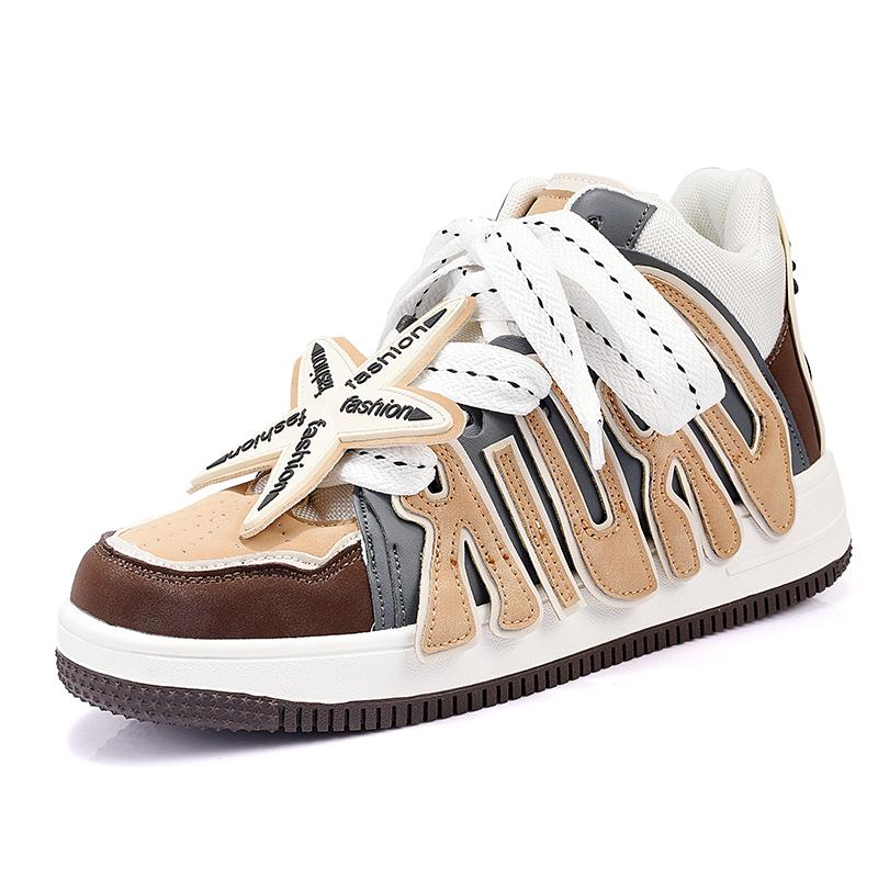 Новые вулканизированные кроссовки Мужская панк-платформа Повседневная обувь для мужчин — фото 9