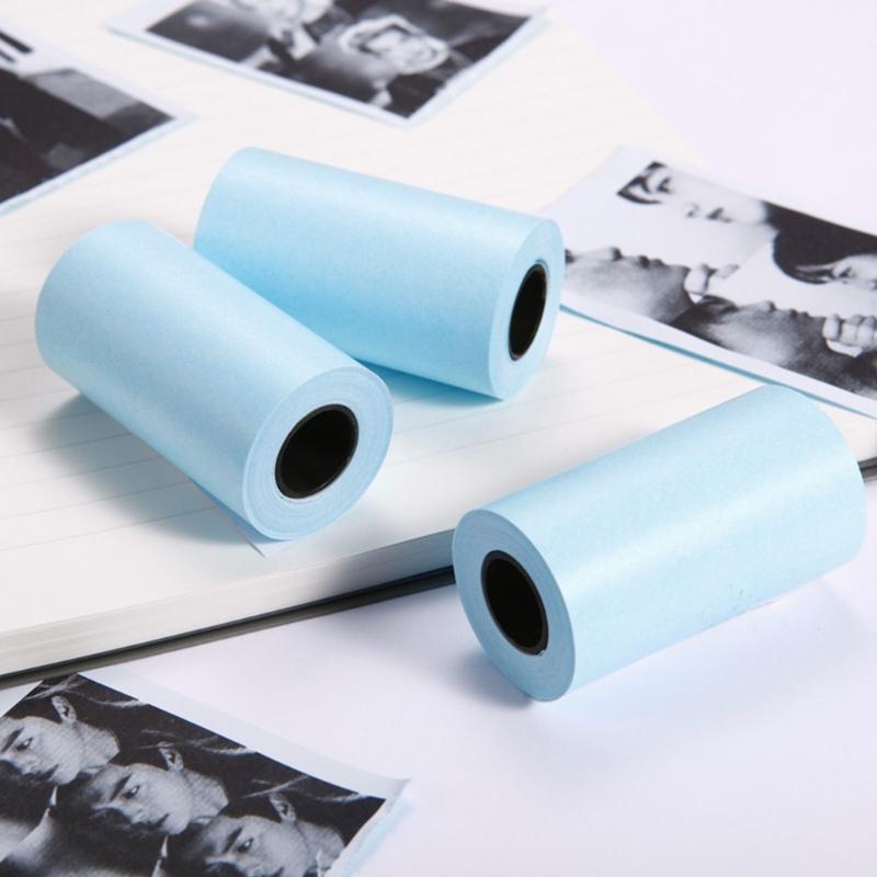 20Pack Mini Printer Thermals Paper Roll 57x25mm SelfAdhesive Sticker Labels BPAFree for Kids Crafts DIY Printing