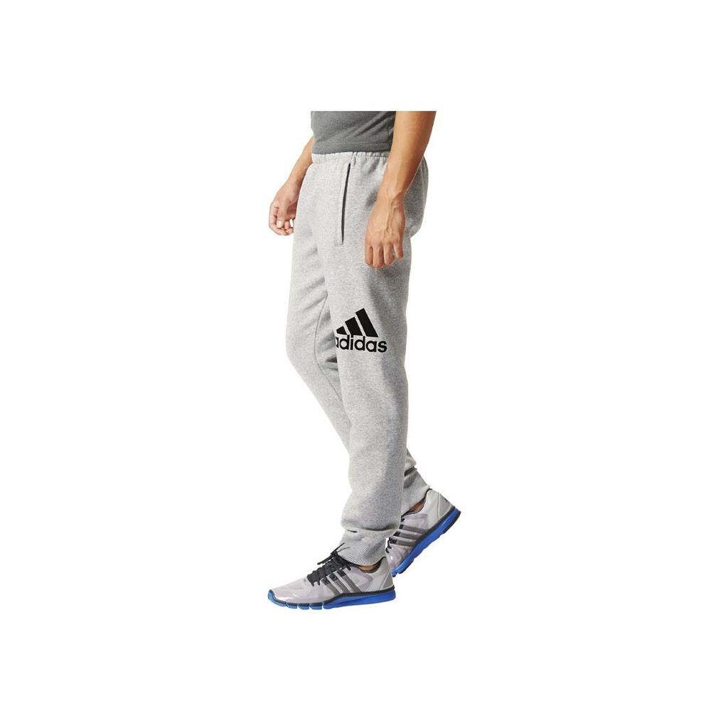 Adidas Training Sports Knitted Long Pants Men Bottoms Medium-Gray AB6528