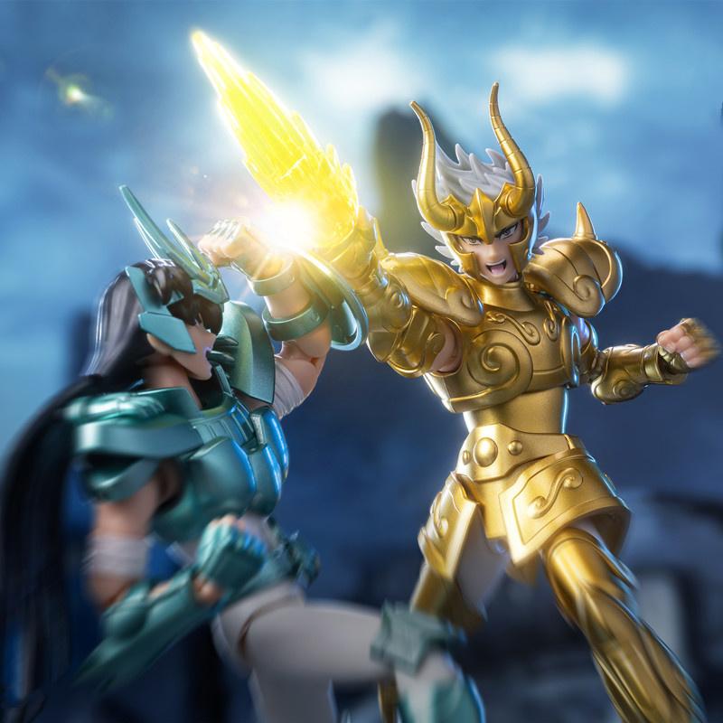 Origina Saint Seiya Shiryu Shura Cancer Saint Seiya EX Action Figure Assembly Toys  Doll Desktop Ornament Birthday Gifts