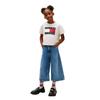 Tommy Hilfiger Girls Heritage Logo Relaxed Fit Crop Top