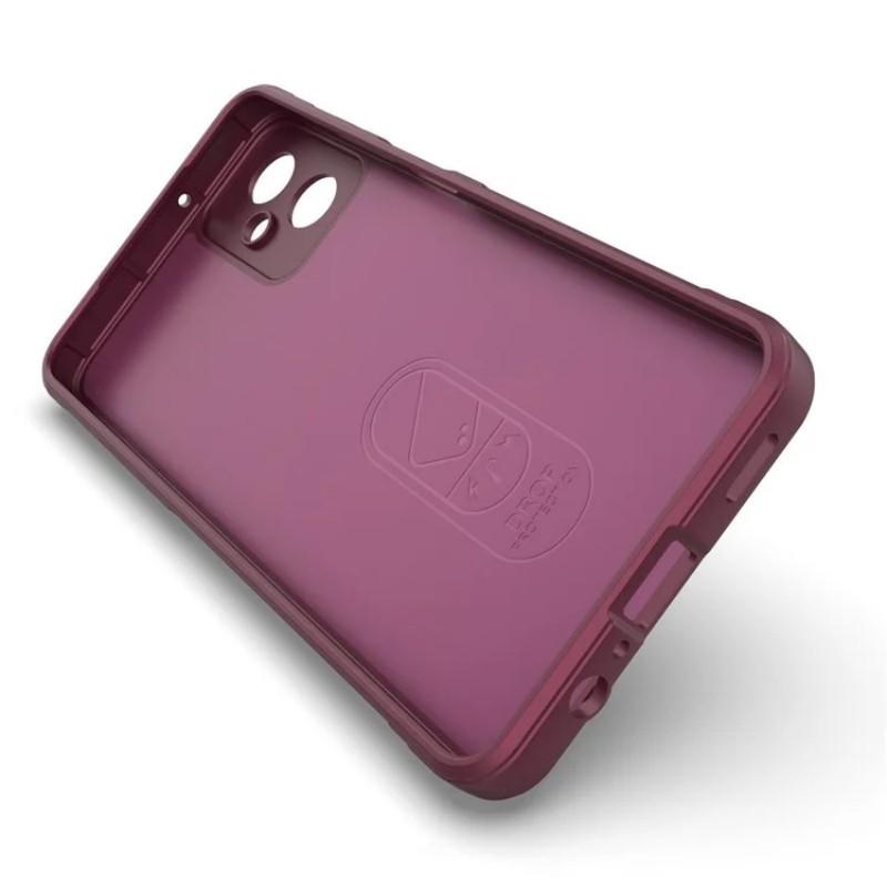 For Samsung Galaxy A06 5G TPU Case WANLONFENG HD Series Anti Slip Phone Cover with Tempered Glass