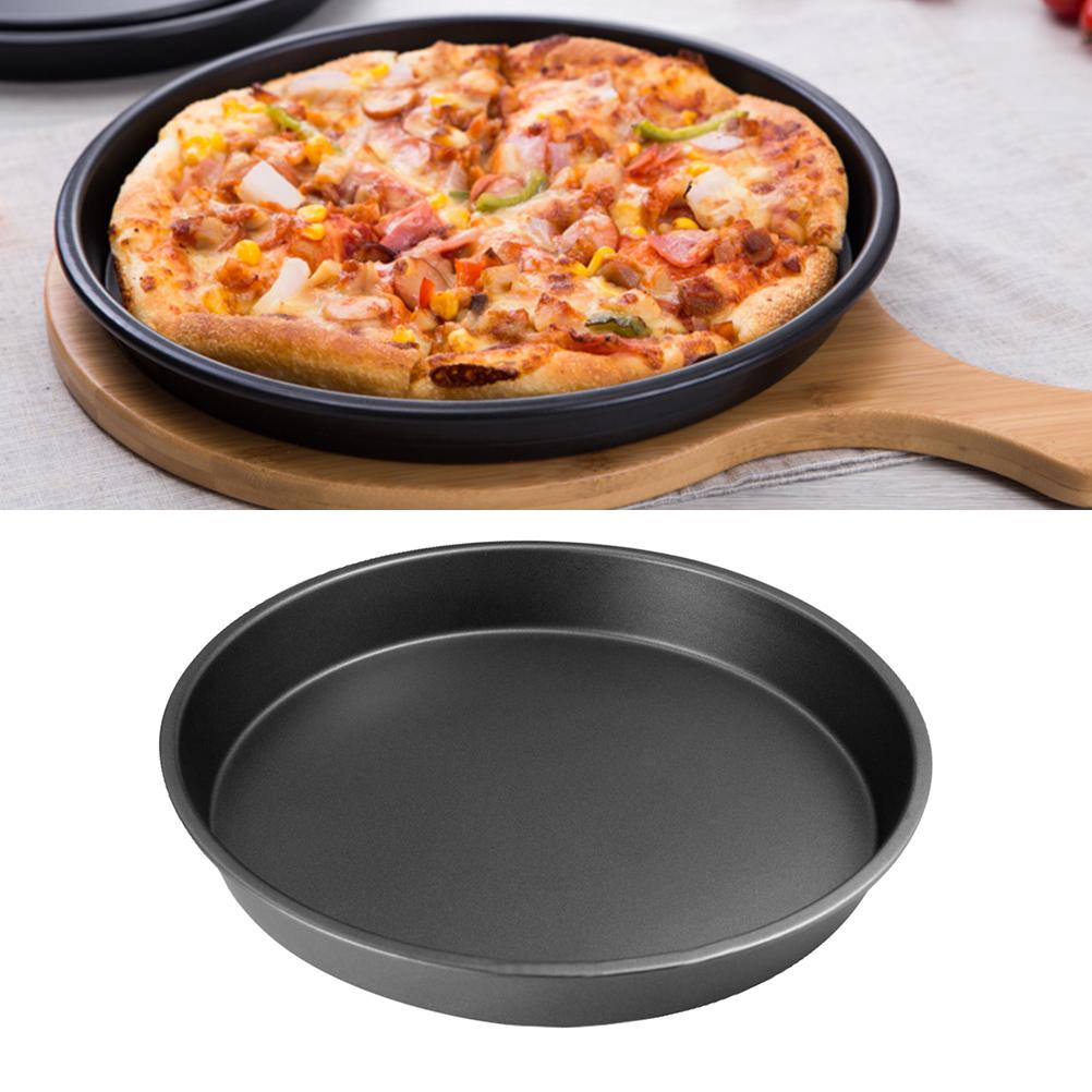 10 Inch Pizza Baking Tray Round Non Stick Pizza Tray Carbon Steel Pizza Pan
