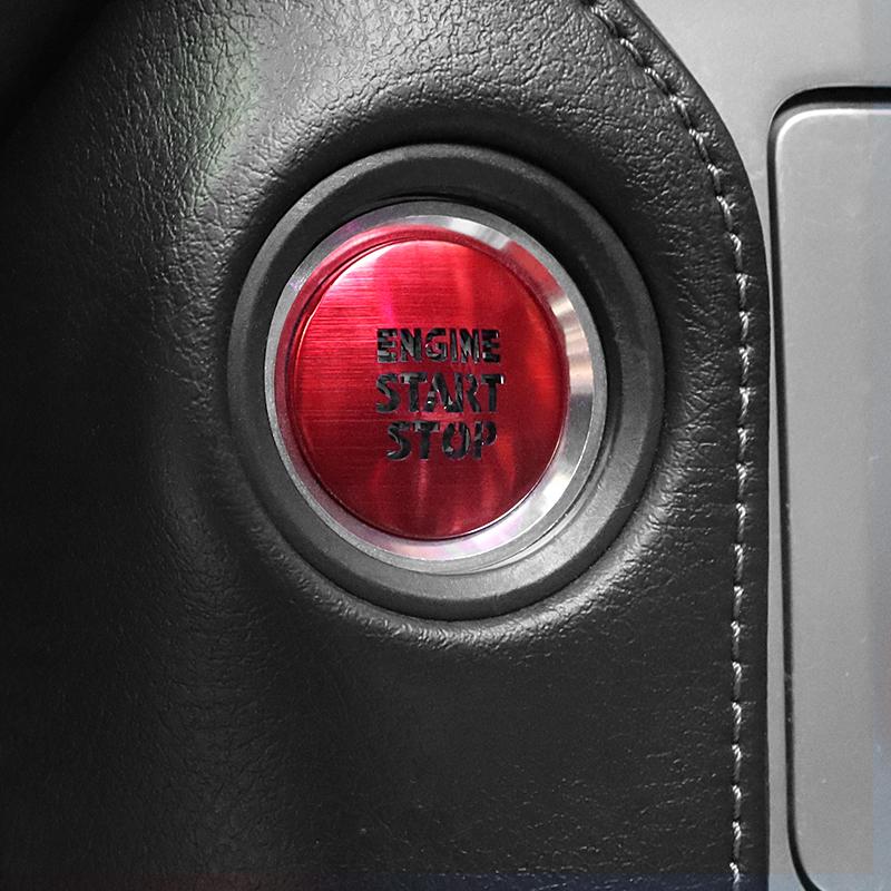 Stainless Steel Engine Start Stop Button Patch Fit For Toyota Land Cruiser 200 LC200 FJ200 2008-  Interior Accessories