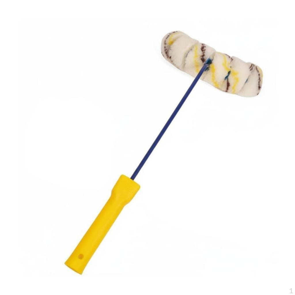 Pipe Paint Roller Professional Results Railing Painter Tool Washable and Reusable Curved