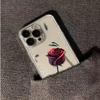 Curve rose for iphone17promax mobile phone case apple 16/14 pro Japan and Korea 13/12/15 women