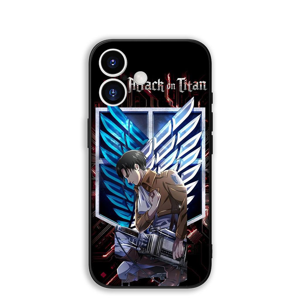 for Motorola Moto G86 G57 G67 G24 G15 G54 Power G13 G14 G34 G35 G45 G53 G55 G75 G72 Case Attack Levi on titan Eren Jaeger anime