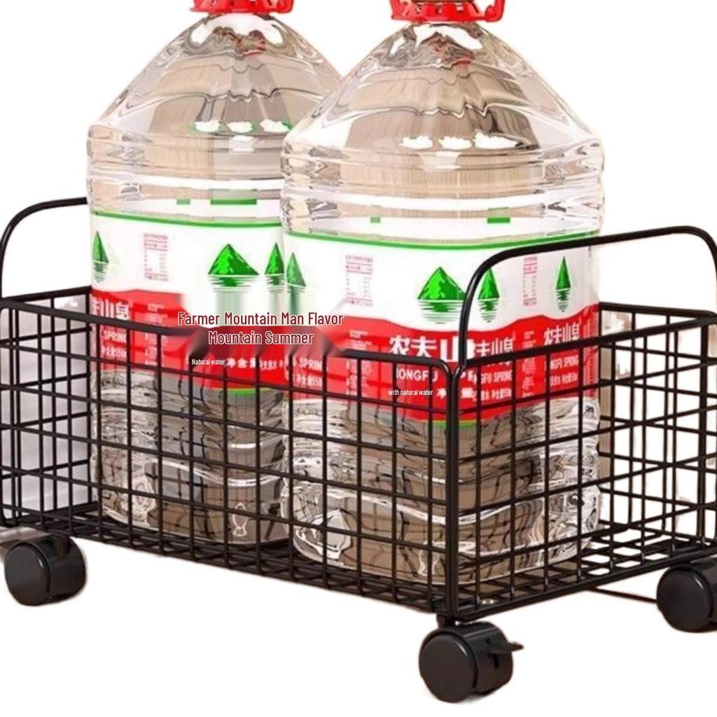 Compact Storage Cart with Casters for Bags, Backpacks, Books, and More