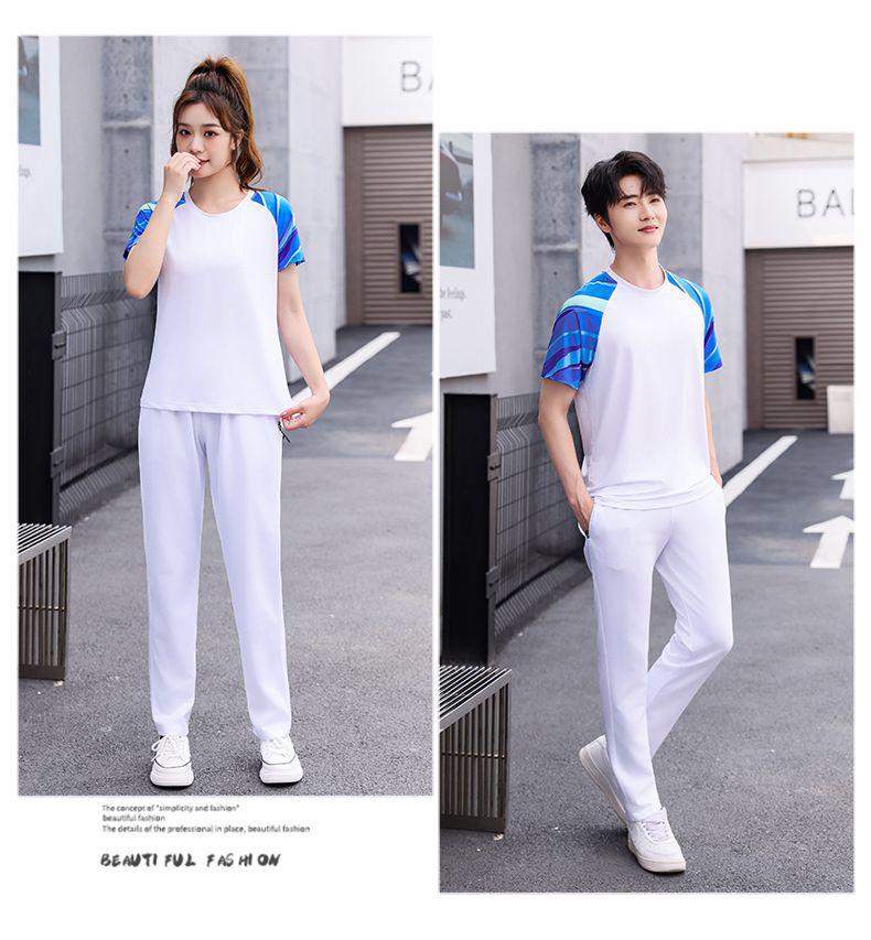 2024 Breathable Badminton & Table Tennis Couple Set - Summer Sports Casuals for Competition & Training