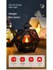 Classic City Retro LED Candlestick with Battery-Warm Light Alloy Ornament