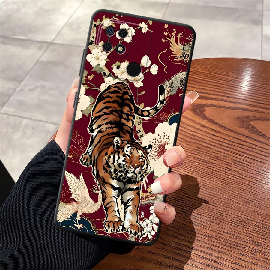 Cool Tiger Leopard Case for Xiaomi Redmi A4 A1 A2 Plus 14C K40 K80 Pro 9 10 A3 13C 12C A5 Funda Phone Cover