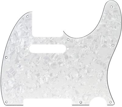 SUPPORT DE PLAQUE DE PROTECTION BLANC MOTO PICKGUARD TELECASTER® MULTIPLIS 8 TROUS,