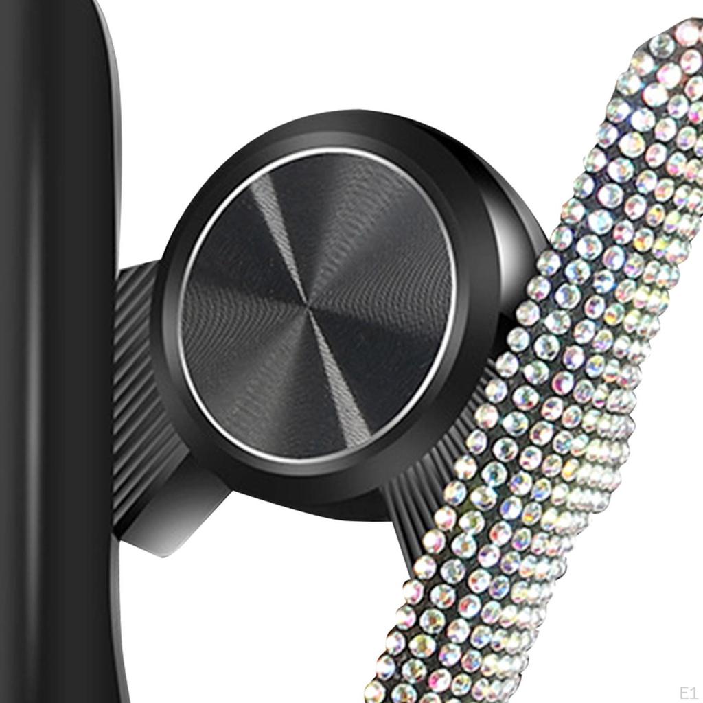 Auto Air Vent Telefon Halter Einstellbar Flexible Freisprecheinrichtung Zubehör Dekoration Glitter