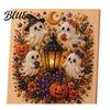 Easy DIY Art for Craft Enthusiasts Halloween Faux Pearl Painting Kit Cute Ghost 3D Creative Holiday Surprise Friends Kit Adults Christmas