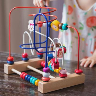 Perles d'Éducation Précoce pour Bébés et Tout-Petits - Blocs de Construction pour les Âges 1-3 ans