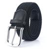 Premium Braided Belt Casual Men'S Belt Pin Buckle Elastic Canvas Elastic Belt Women'S Belt