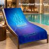 Serviette de Plage Personnalisée avec Texte Olympique Marseille FC Impression Grande Serviette Pour la Maison Salle de Bain Plage