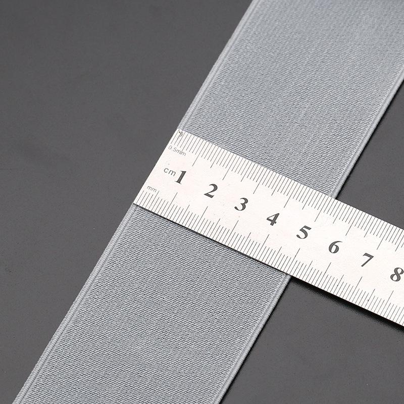 Color Thickened Elastic Elastic Band Wide Elastic Ribbon Flat Children'S Clothes Pants Waist Rubber Band Accessories White
