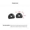 Door Lock Pin Knob Cover Inner Trim Bezel For Dodge Challenger 09-14Carbon Fiber