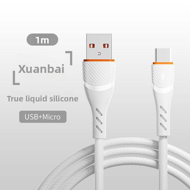 Super Fast Charging Typec Data Cable For Iphone Huawei With Liquid Silicone Material