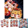 Unique Year Of The Dragon Red Envelopes Colorful And Charming