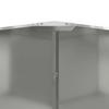 Plant Pot Silver 90 x 90 x 50 cm Galvanized Steel