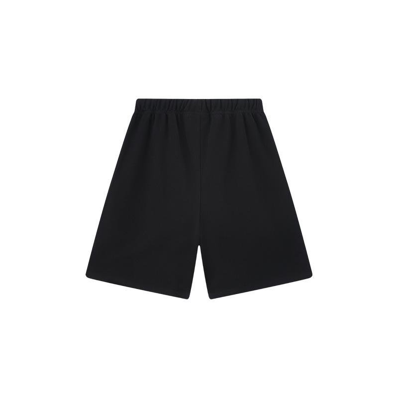 E853 Fear Of God Essentials Szorty Dresowe Z Napisem Unisex Oversize Bawełniane Ze Sznurkiem Elastyczna Talia Streetwear Codzienne Sportowe Szorty