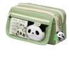 Federmäppchen mit Panda-Motiv, Große Kapazität, Hoher ästhetischer Wert, Set für Schülerinnen der Unterstufe, Schreibwarenbeutel