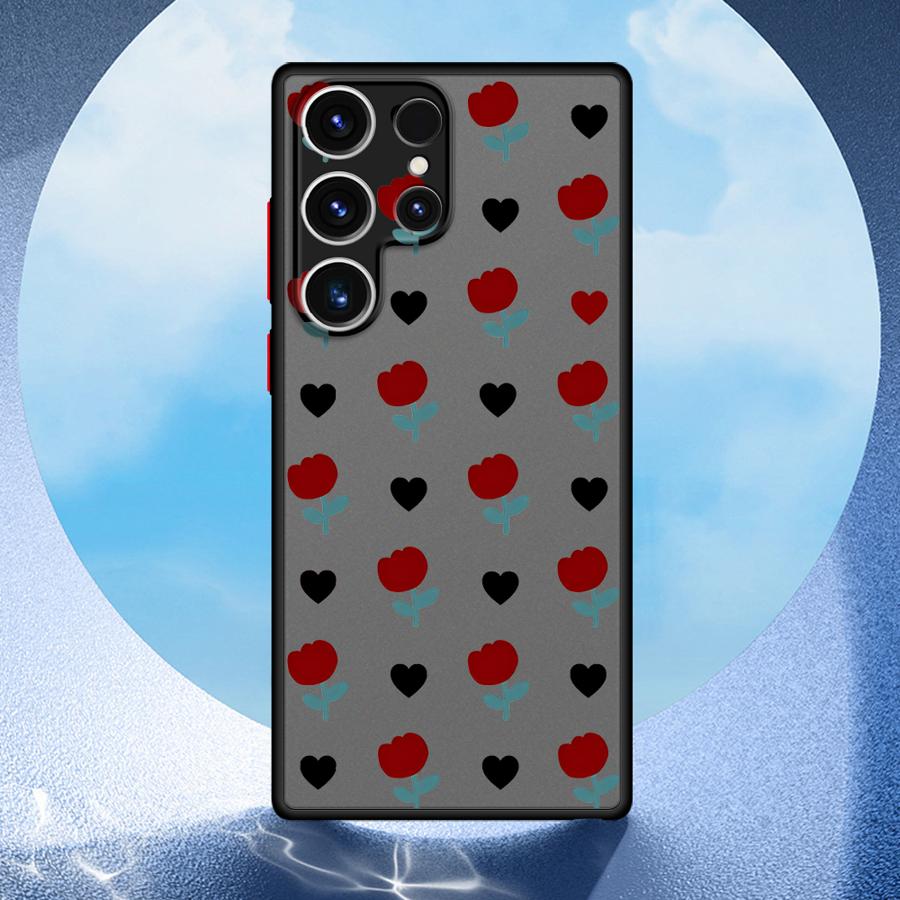 Cute Flower Case for Samsung Galaxy S26 S25 Ultra S21 S23 FE S22 S24 Plus Note 20 Ultra 10+ S20 FE Funda Back Phone Cover