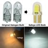 5/40PCS Light Bulbs LED W5W T10 COB 4SMD Led Parking Bulb Auto Wedge Clearance Lamp Canbus Silica Bright White License Amagi